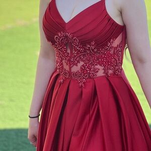 Dresses worn only once.